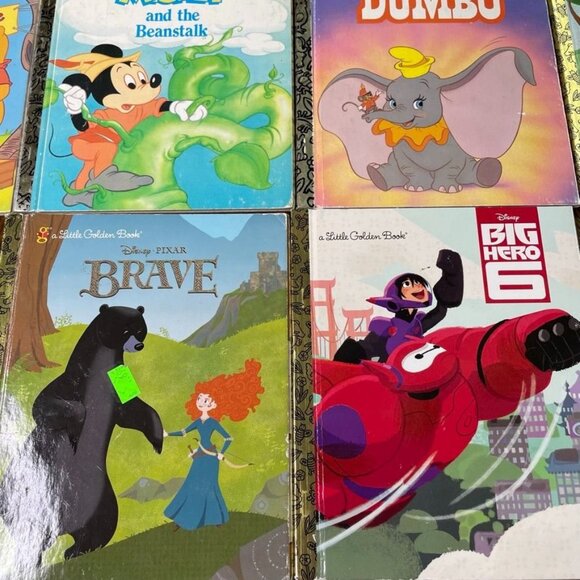 Lot 10 Little Golden Book Childrens Disney Titles Sleeping Beauty u Mickey Lion - Picture 8 of 8